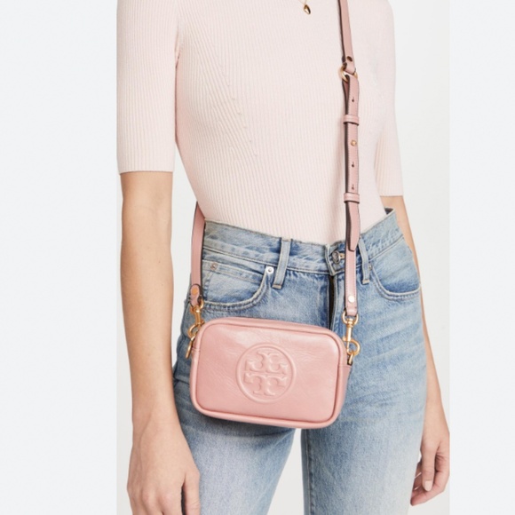 Tory Burch Perry Bomb glazed mini bag pink - Picture 7 of 13